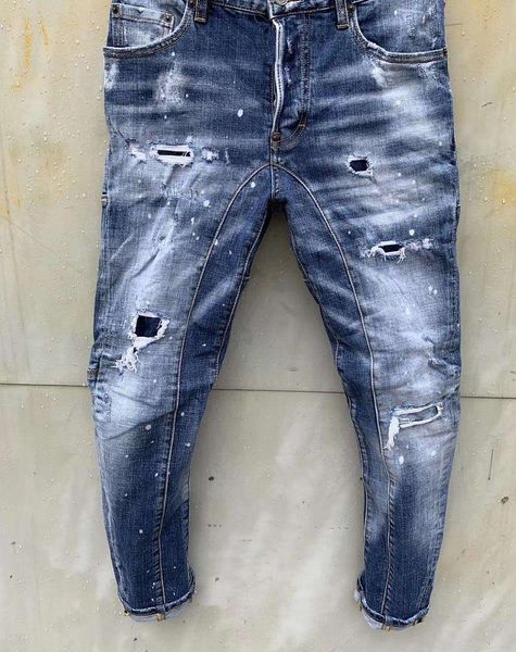 

mens designer jeans denim jean black ripped pants pour hommes men s italy fashion brand biker motorcycle rock revival jeans a92, Blue