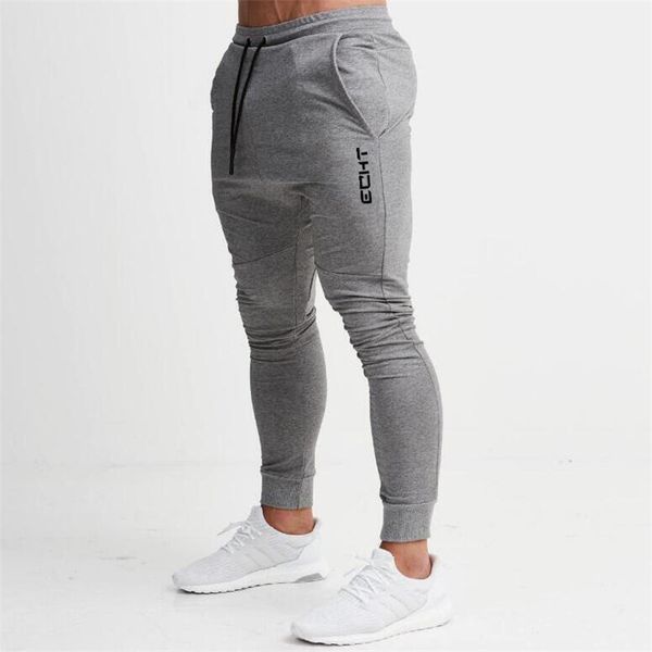 

2020 men jogging trousers man fashion training print casual sweatpants male running pant gym muscle cotton fitness stretch pant, Black;blue