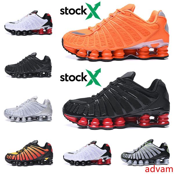 

stock x tl running shoes for men triple black clay orange metallic silver sunrise university red white mens trainers sports sneakers 40-45