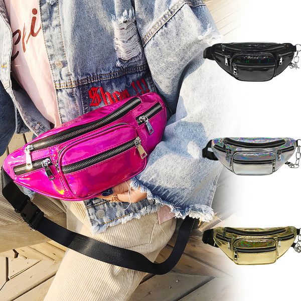 

ocardian wasit bag women laser leather designer fanny pack fashion belt high-capacity shoulder bag clear chest dropship a11
