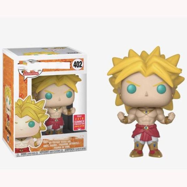 

kids toy 2019 arrival funko pop amine dragon ball super saiyan broly vinyl action figure collectible model toys for children birthday gift