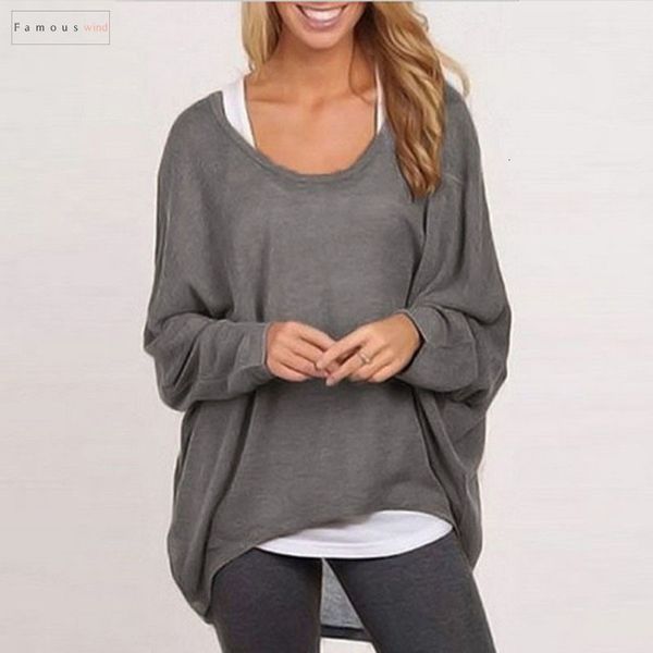 

2019 sexy топы блузка batwing с длинным рукавом повседневная femininas рубашка плюс размер blusa solid sueter плюс размер вытяните femme, White