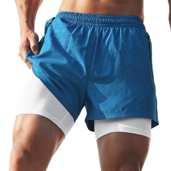 

running shorts men's tights sports jogging liner marathon training blue, Black;blue