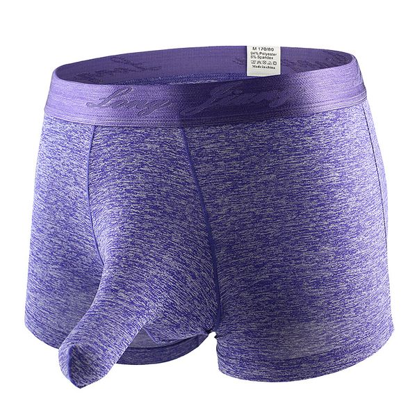 

new men's underwear breathable womens boxer four corners flat multicolor color elastic body tight elastic clothing, Black;white