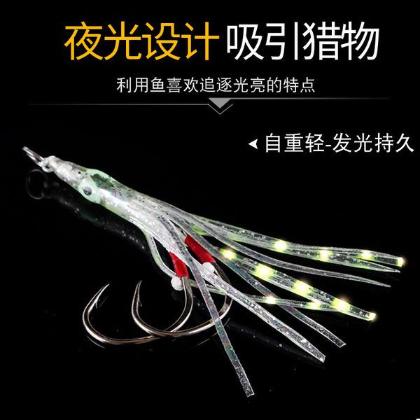 

lurekiller slow jig hooks japan saltwater jigging hooks 2pcs/bag stainless steel