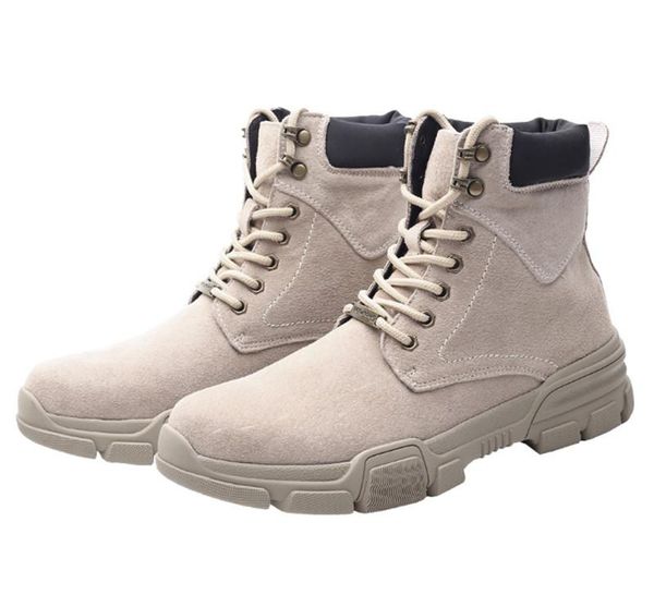 

men's boots leather boots 48 large size 45 korean version of the british 46 trend leather 47 martin boots men's shoes autumn and w