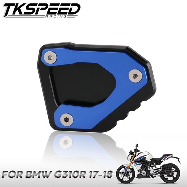 

motorcycle footpad scooter foot side stand extension pad support plate for g310gs g 310 gs 2017 2018