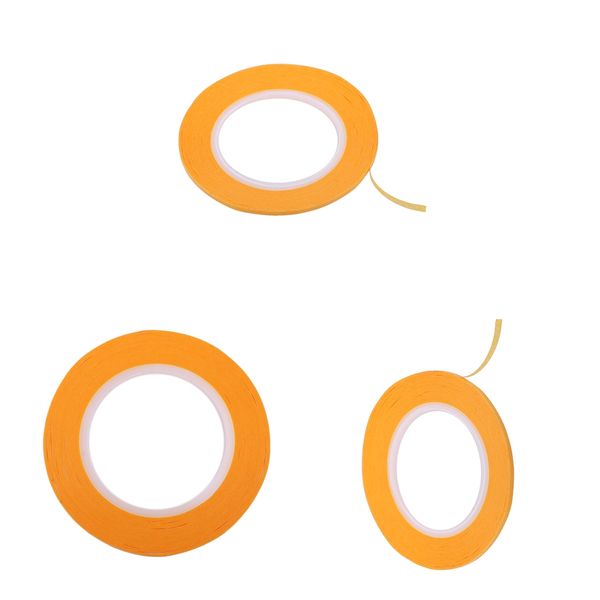 

4pcs 20yd 2mm masking tape, extra sticky professional trim decorative tape for modelers, painters craft supplies