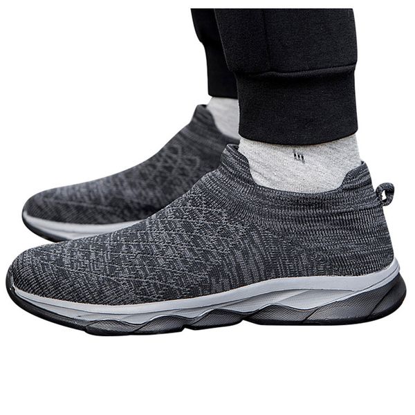 

men shoes breathable male sneakers sapato masculin lightweight older shoes middle-aged non-slip soft bottom sneakers #d