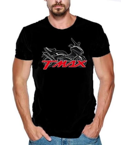 

2020 new 100% cotton men's fashion biker t-shirt short sleeved slim fit men motorcycles tmax fanaticism t shirts