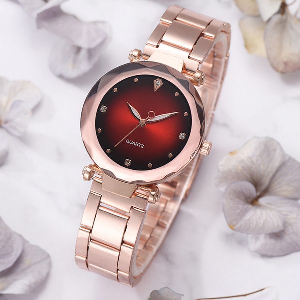 

2019 new luxury female watch fashion steel strap women quartz watches simple ladies quartz crystal wristwatch female clocks, Slivery;brown
