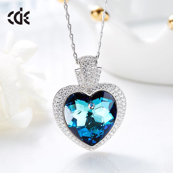 

wedding party silver s925 beaded pearl gift woman lady diamond jewelry necklace for bride acting initiation graduation cde-768