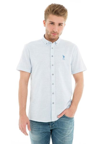 

u. s. shirt male shirt g081sz004 755698, White;black