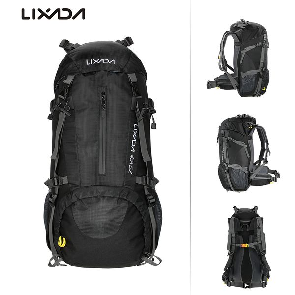 

lixada 50l outdoor travel backpack pack water resistant sport hiking camping climbing backpacking trekking bag rain cover