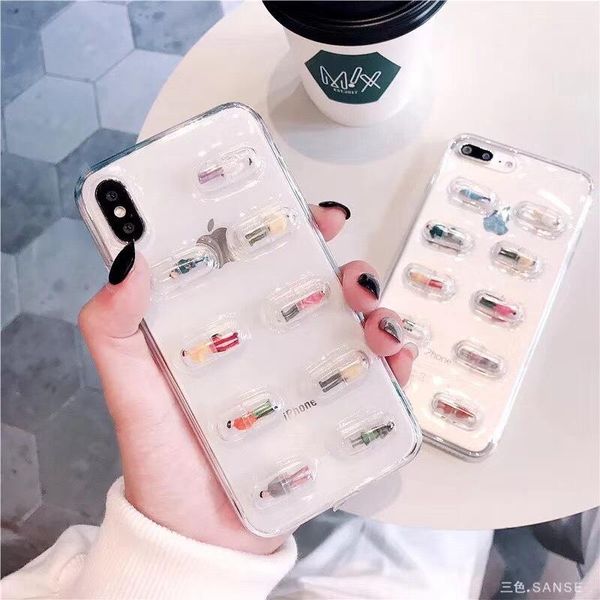 

marking 2019 fashion cartoon capsule villain mobile phone case for iphone cases soft transparent covers for iphone x 67 8 plus