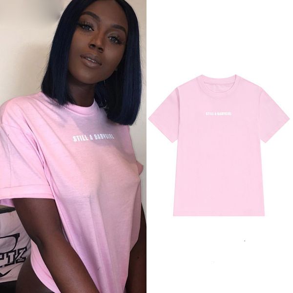 

woman shirt womens designer still a babygirl print women casual t shirt for girl hipster tumblr drop ship z 1020, White