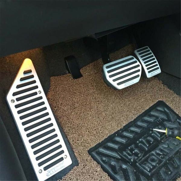

car alloy accelerator gas brake footrest pedal plate pad cover fit for citroen c6