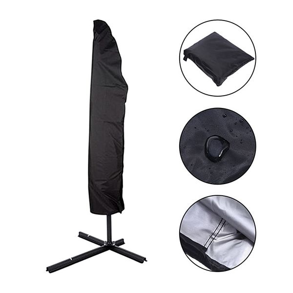 

heavy duty parasol cantilever outdoor garden hanging umbrella cover sun shade patio offset umbrella cover