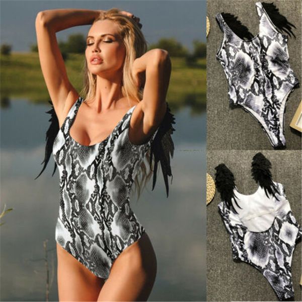 

leopard swimwear women swimsuit bikini 2019 snake print swimwear female push-up padded bikini set swimming suit for women