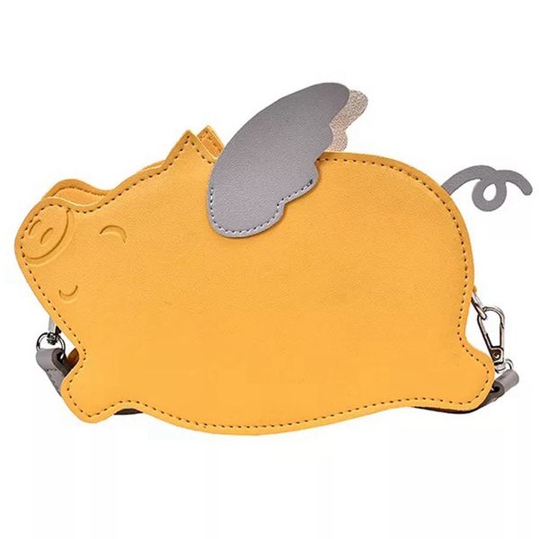 

fashion cute pig-shaped shoulder bag messenger bag mini casual messenger women's unique portable wallet