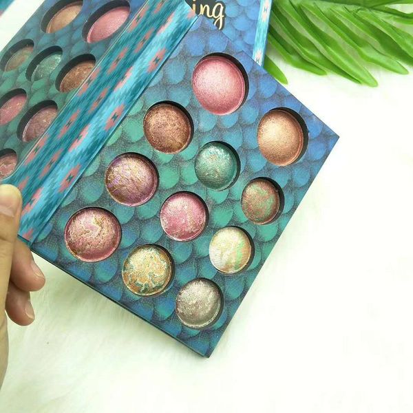 

new arrival star eye shadow palette cosmetic makeup palette 11 colors baked eyeshadow highlighter palette ing