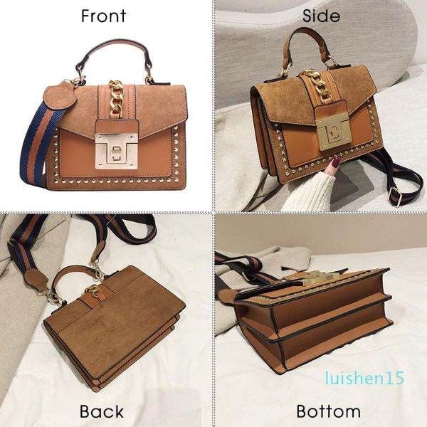 

сумки женские сумки приклепайте crossbody сумки для женщин 2020 мода малый посланника плеча мешок мешок руки повелительниц l15