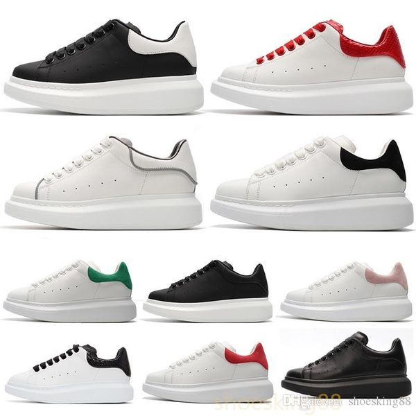

2020 new black casual shoes mens womens chaussures shoe beautiful platform casual sneakers shoes leather solid colors dress shoe