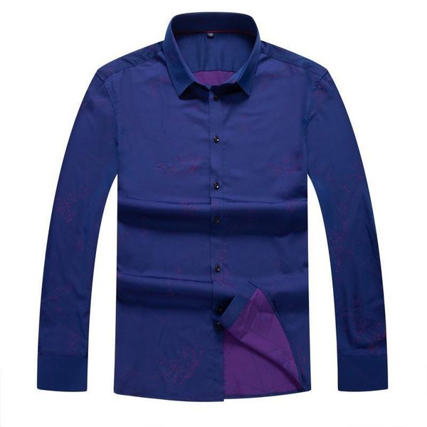 

10xl 8xl 6xl 5xl 4xl men's classic print shirt long sleeve dress shirt men business formal shirts mens clothing camisa masculina, White;black