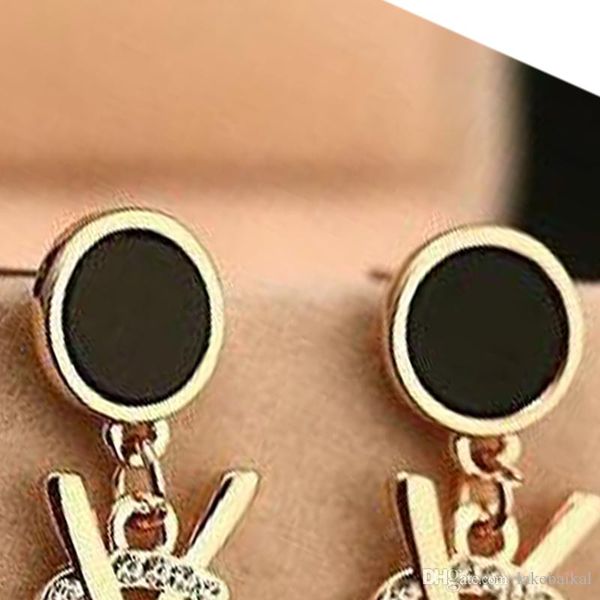 

women luxury designer stud earrings letters earring gift for love fashion jewelry accessories with epacket shipping, Golden;silver