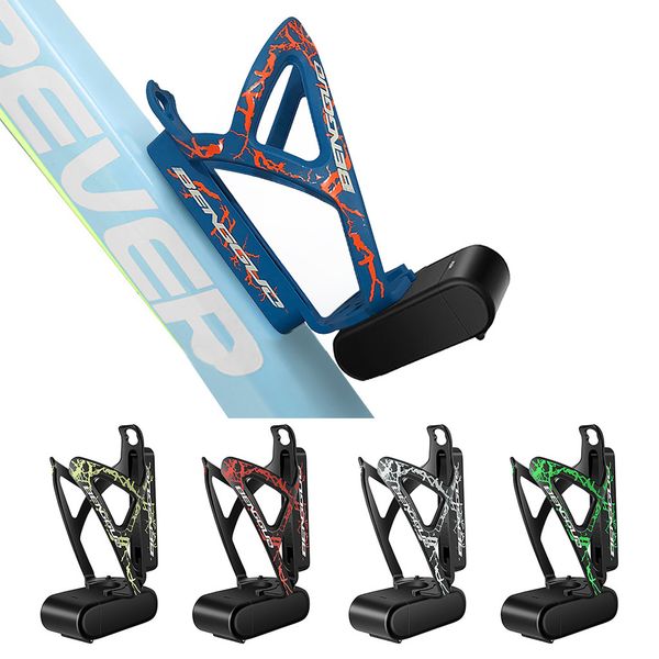 

bicycle racks new trendy bicycle bike water bottle cage with tool box tire spoon cup holder rack mountain bike cycling parts #e