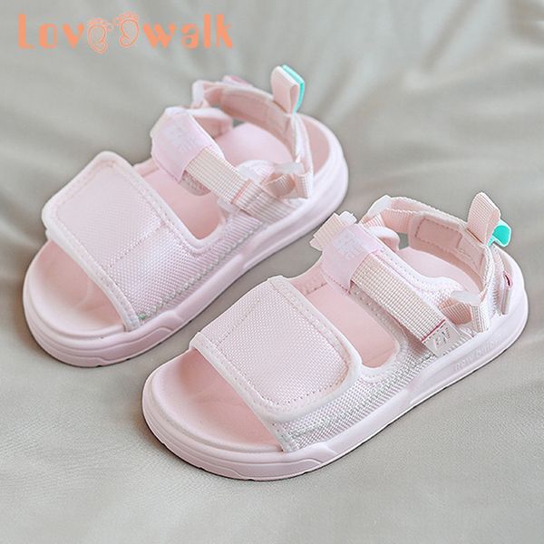 

girls sports sandals summer children sandals for boys breathable girls beach shoes soft baby toddler shoes kids leisure, Black;red