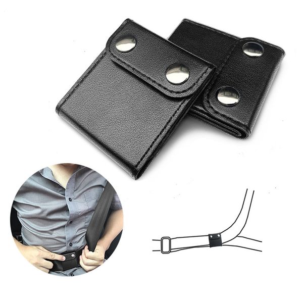 

seat belt adjuster pu leather jacket elastic adjuster child seat shoulder safety fixer vs998