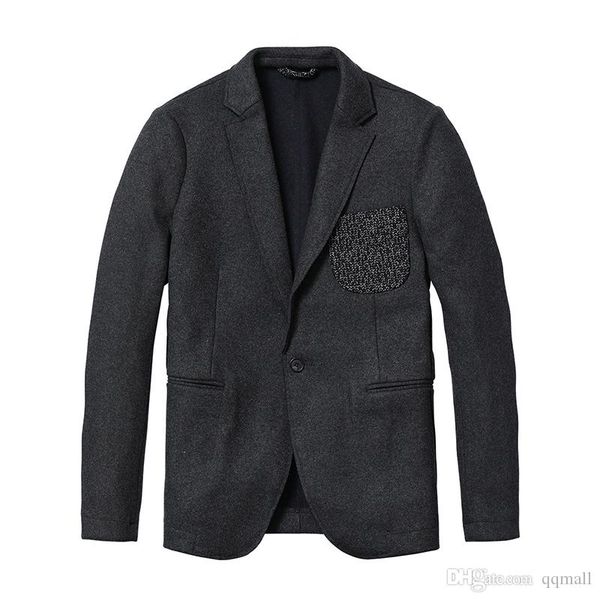 

2018 new arrival brand clothing autumn suit men blazer fashion slim male suits casual men blazers plus size, White;black