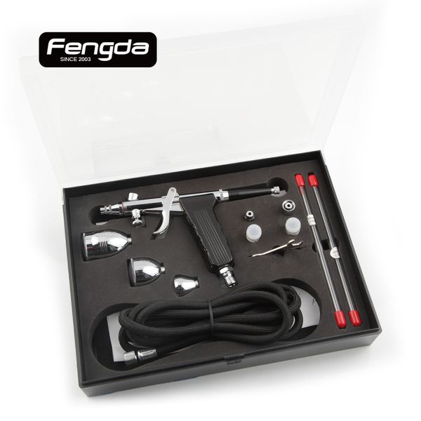 

бесплатная доставка fengda bd-116c аэрограф пистолет-распылитель тело лицо картина татуировки ручной инструмент типа подачи самотеком