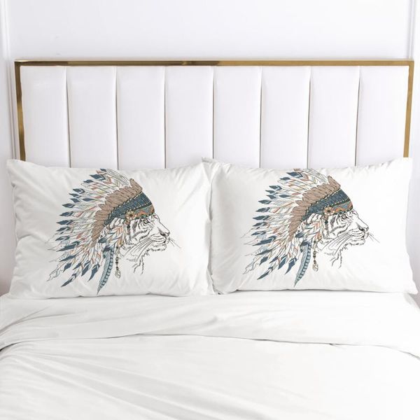 

pillow case customize 3d 2pcs cases decoration throw cover bedding pillowcase 50x75 70x70 home textile bohemia drop ship