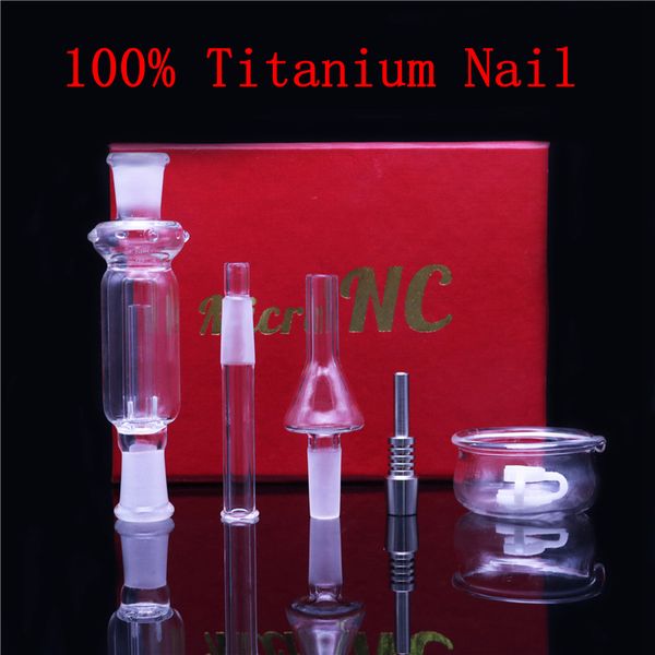 

Tokdab 10 мм мини нектар коллектор комплект с gr2 Титана ногтей мини NC комплект мед мазок соломы концентрат стеклянная труба