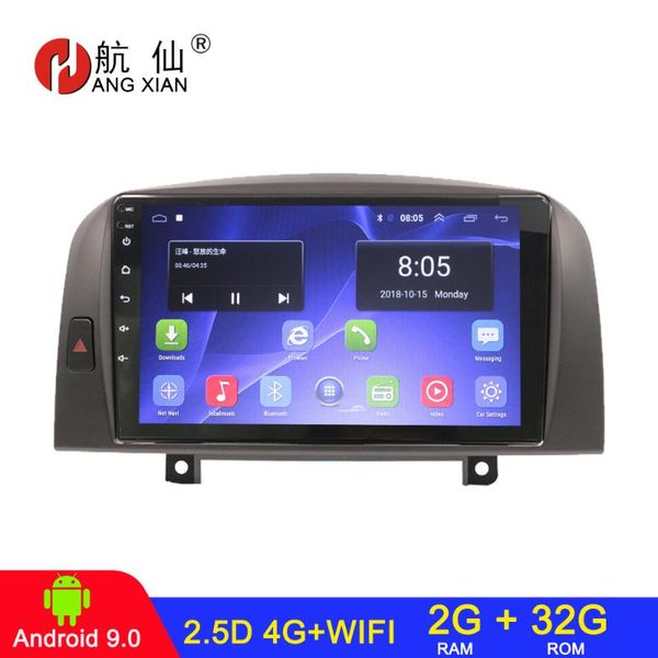 

2g + 32g android 9.1 dsp ips 2 автомобиля гам радио стерео для sonata nf 2004-2006 аудио видео плеер радио аудио