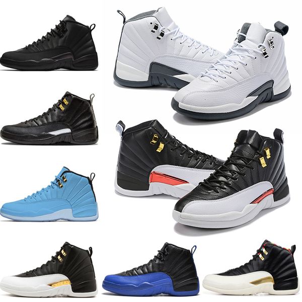 

game royal 12s basketball shoes 12 men dark grey fiba reverse taxi university blue unc cny mens trainers outdoor sports sneakers 7-13
