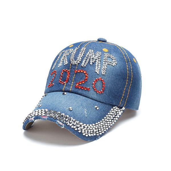 

2020 donald trump diamond hat president election baseball ball cap adjustable snapback summer men women visor hats casquette d22406, Yellow