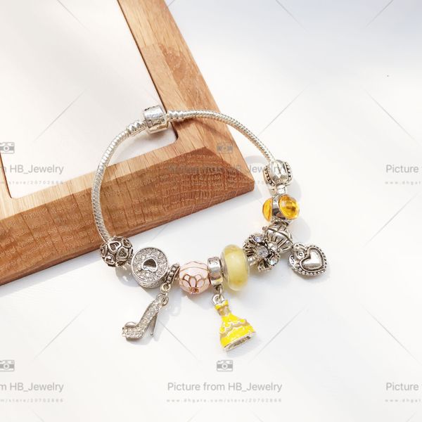 

Стерлингового серебра 925 пробы имеют марки Pandora Snake Chain Дизайнерский Браслет Брасл
