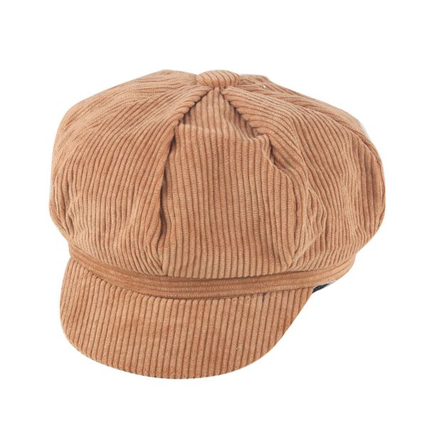 

sagace beret cap children fashion retro casual cotton tongue cap girl children solid color corduroy beret soft casual cap women
