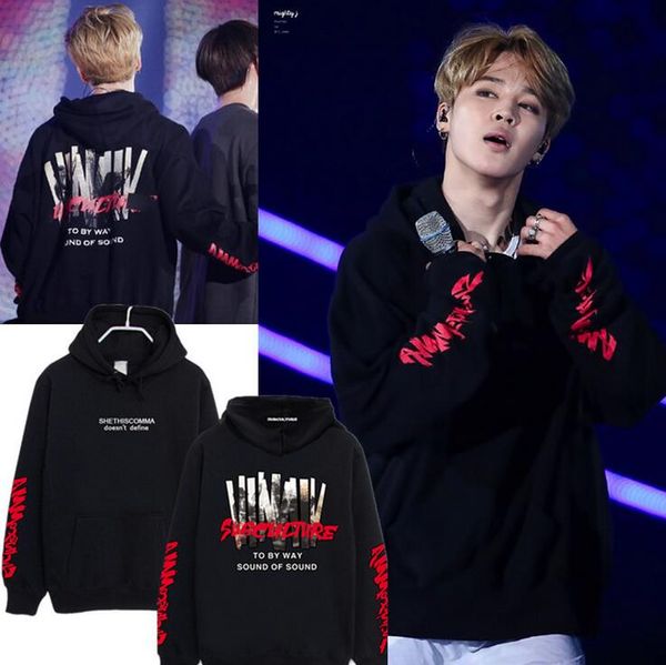 

KPOP Bangtan Boys JIMIN Concert BTS Same style pullover Hoodie Unisex Sweatershirt