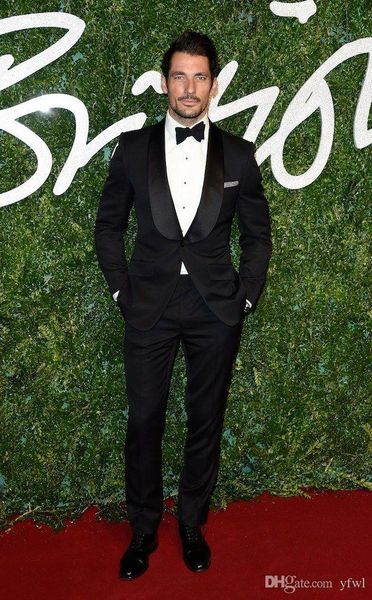 

classic shawl lapel tuxedos groom wedding men suits mens wedding suits tuxedo costumes de smoking pour hommes men(jacket+pants+tie) 295, Black;gray