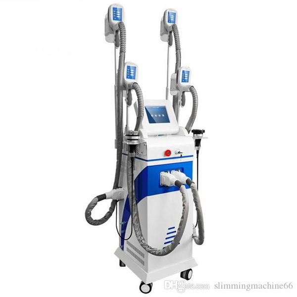 

5 in 1 portable 4 lipoe handle portable cryotherapy fat ing machine cavitation cryotherapy slimming machine