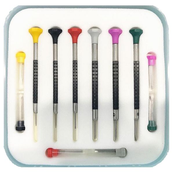 

micro-flat head screwdriver in millimeter slot type screwdriver to repair the watch 6 pieces for 0.8-2.0