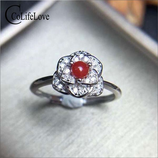 red coral silver jewelry