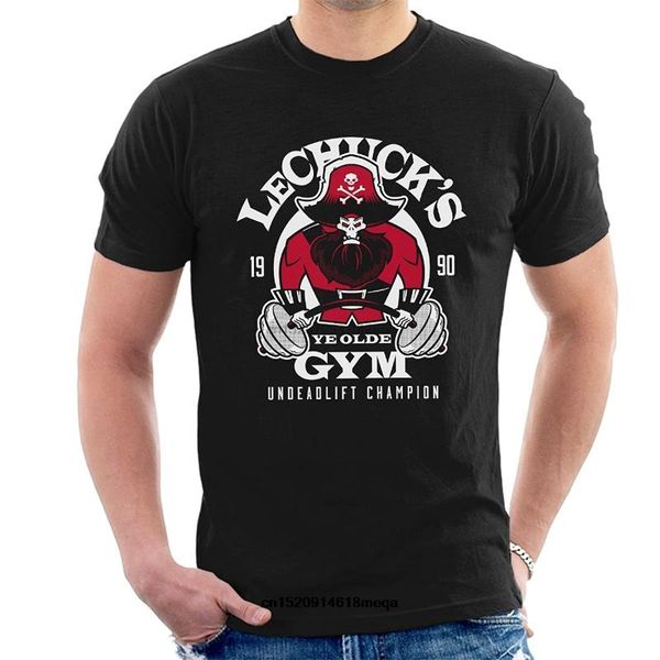 

тенниска monkey island lechucks gym black прохладный мужчины t-shirt, White;black