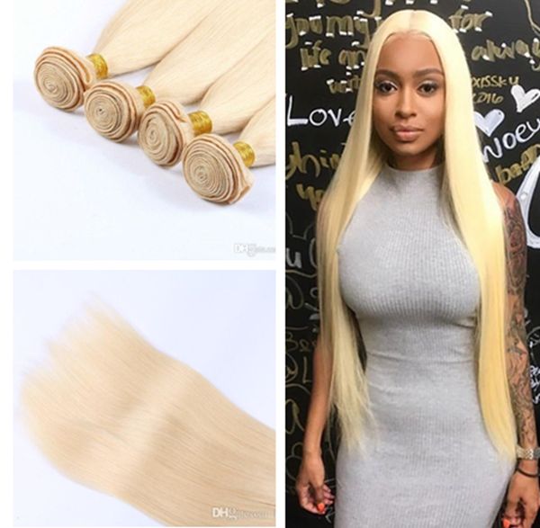 2019 8a Glamorous Brazilian Human Hair Bundles 613 Bleach