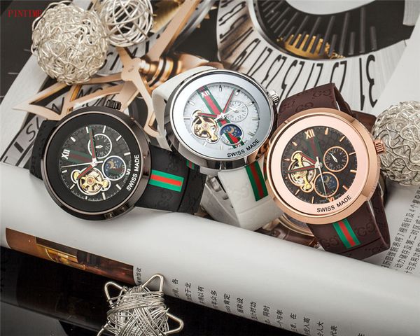 

wholesales new model fashion luxury man/women watch relojes de marca mujer lady dress watch rubber band quartz clock dropshipping wristwatch