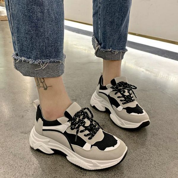 

2019 autumn new sports shoes women's breathable wild running shoes fashion woman casual c34-31
